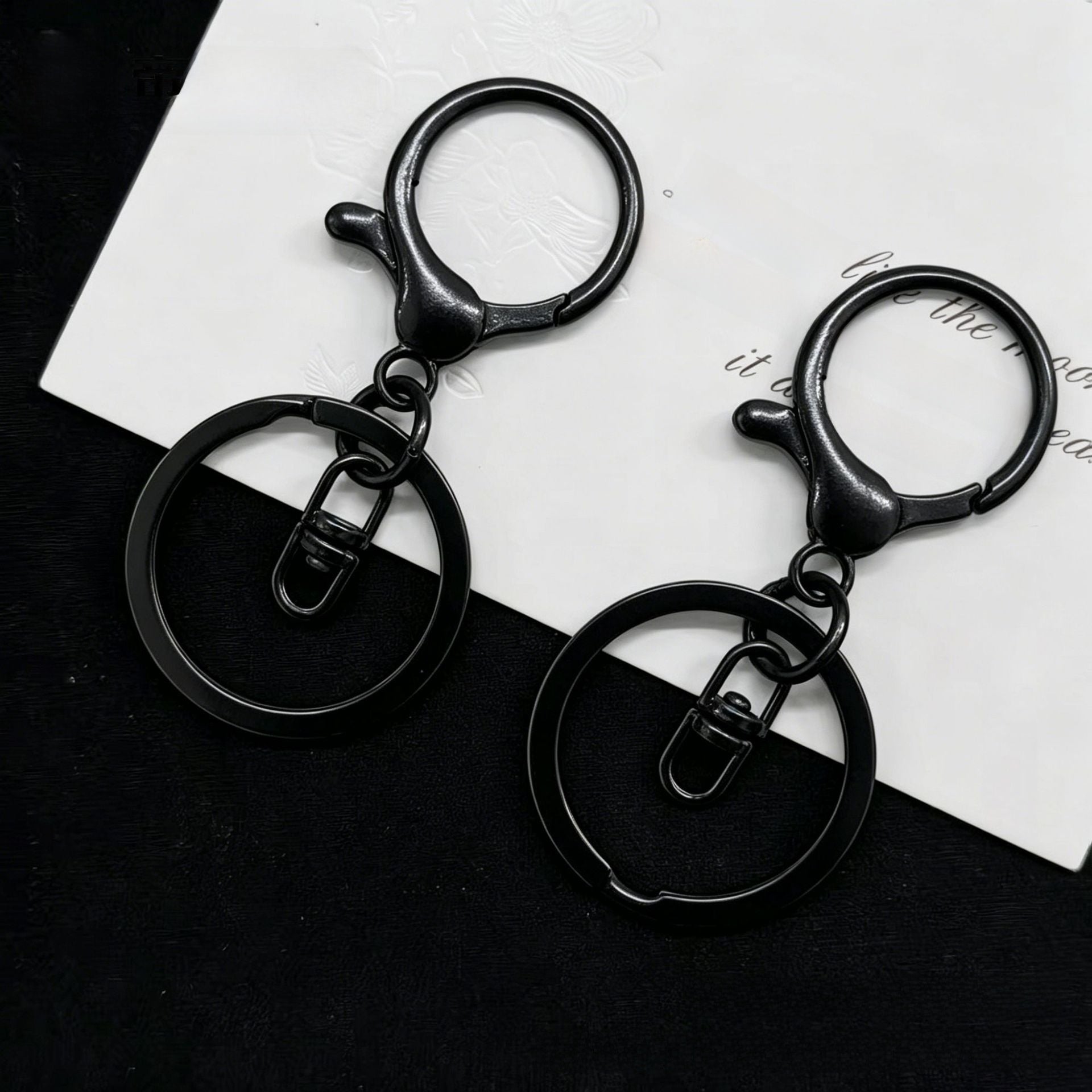 3 PCS Alloy Lobster Trigger Clasp Closure With Key Pattern Featuring Stoving Varnish For Jewelry Making Accessories