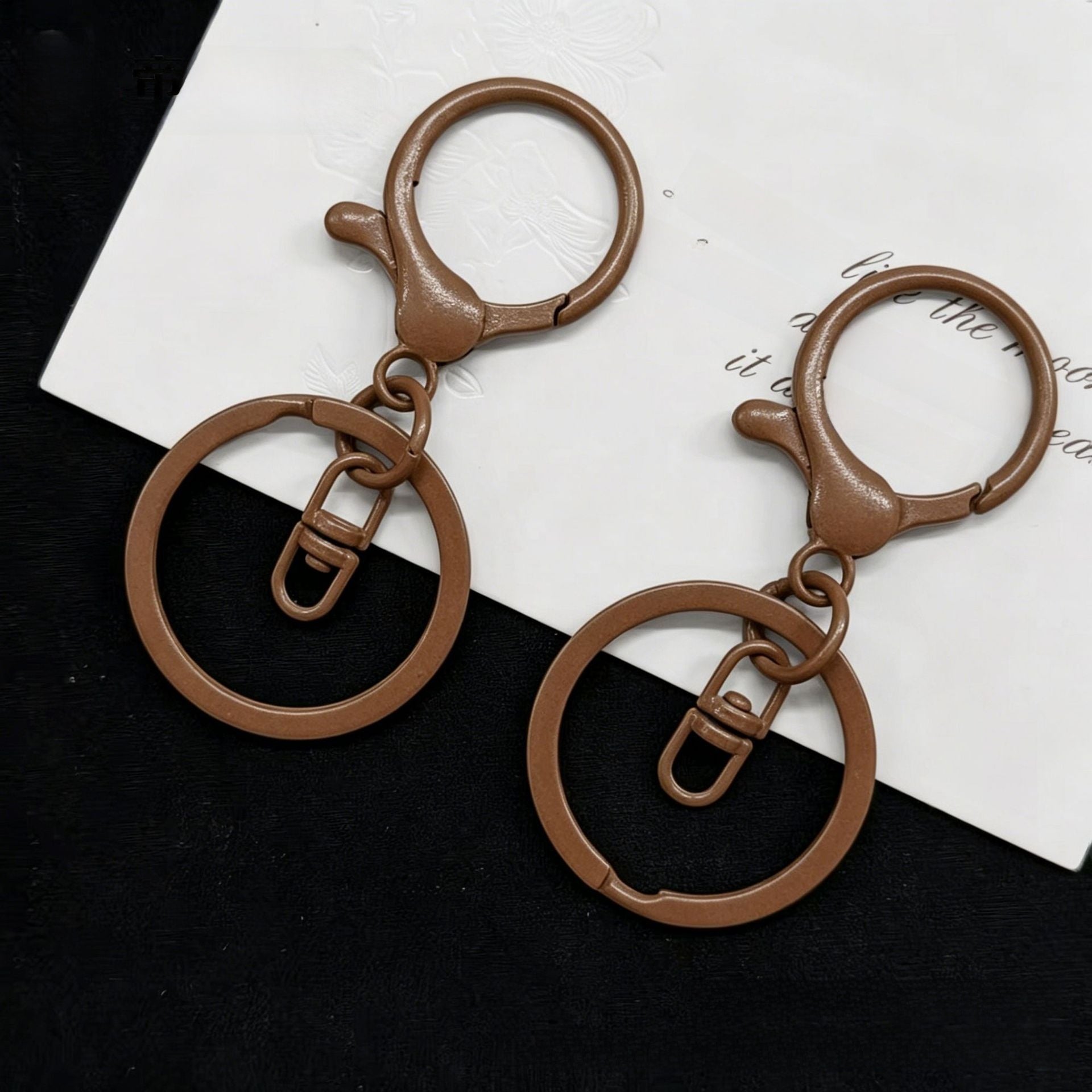 3 PCS Alloy Lobster Trigger Clasp Closure With Key Pattern Featuring Stoving Varnish For Jewelry Making Accessories