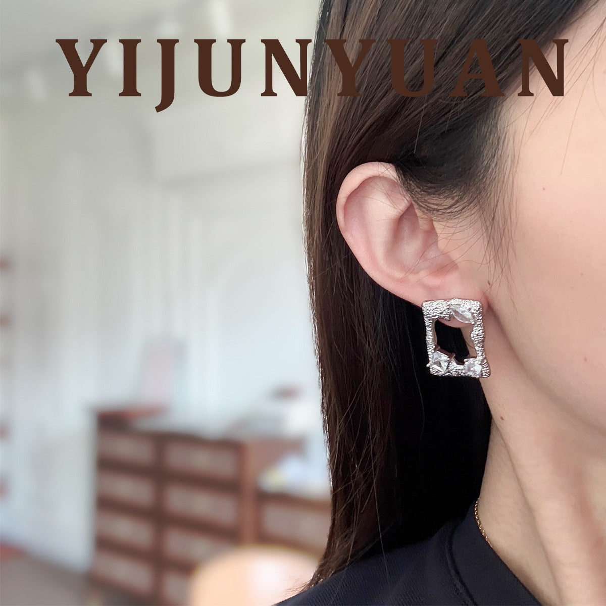 Gold Bow Tie Earrings For Women Featuring Copper Material And 925 Sterling Silver Ear Pins With Zircon Inlay