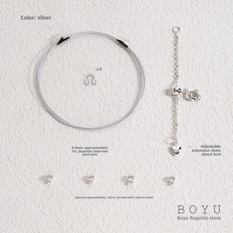 Original Design Copper Rope Jewelry Accessory With Gold Finish Featuring OT Toggle Clasp Closure