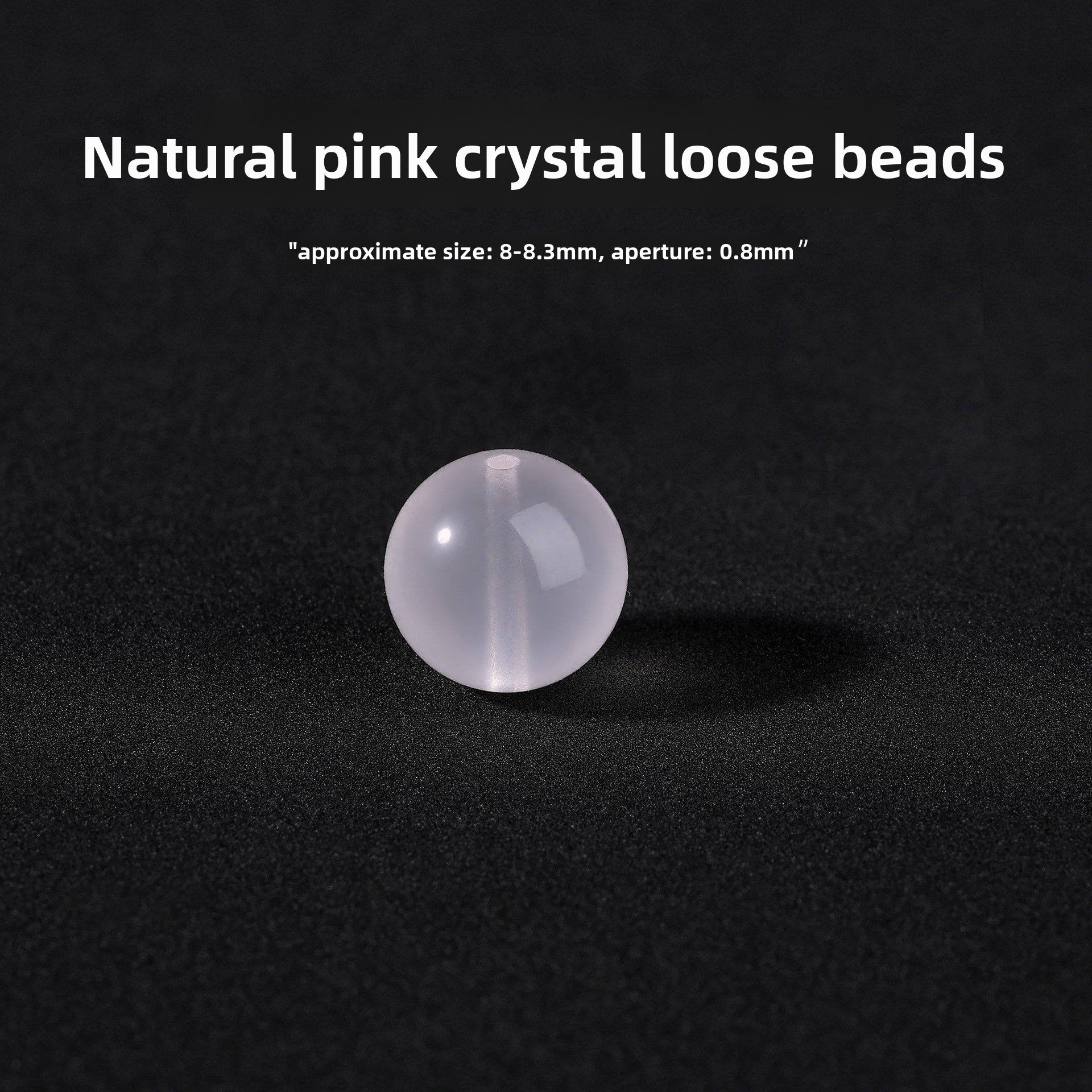 Handmade Red Crystal Beads For Jewelry Making, Diameter 6 Mm, 1 PCS Package