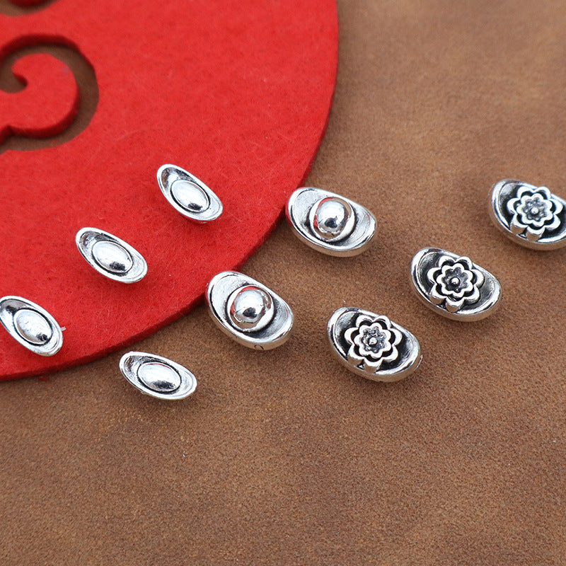 Electroplated Alloy Flower Beads With Hole Size 2~2.9mm, Ethnic Style Jewelry Accessories From China