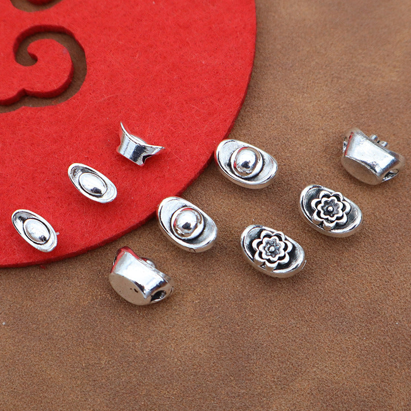 Electroplated Alloy Flower Beads With Hole Size 2~2.9mm, Ethnic Style Jewelry Accessories From China
