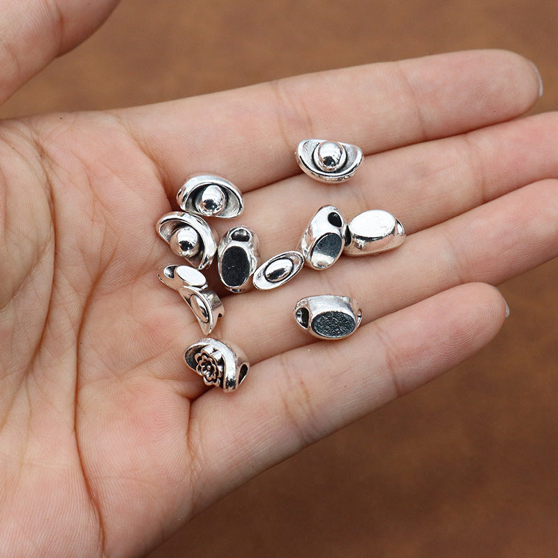 Electroplated Alloy Flower Beads With Hole Size 2~2.9mm, Ethnic Style Jewelry Accessories From China