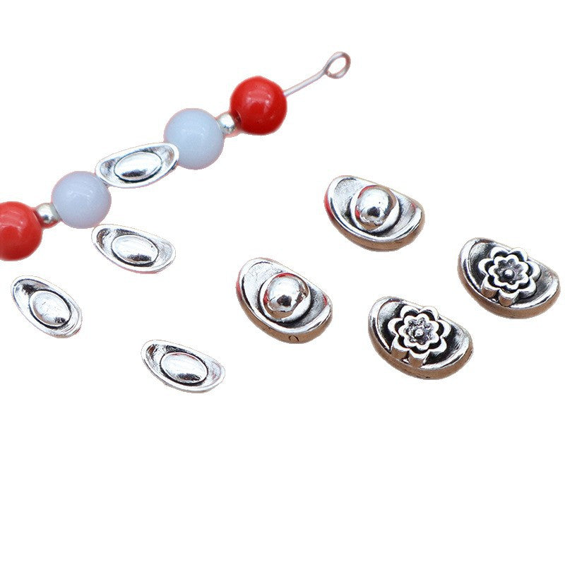 Electroplated Alloy Flower Beads With Hole Size 2~2.9mm, Ethnic Style Jewelry Accessories From China
