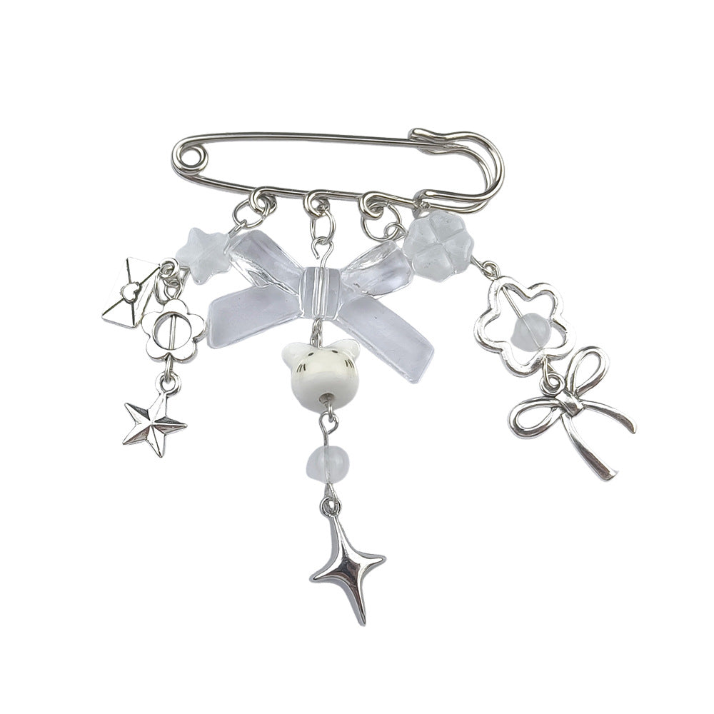 Asymmetrical Alloy Pin With Electroplated Finish