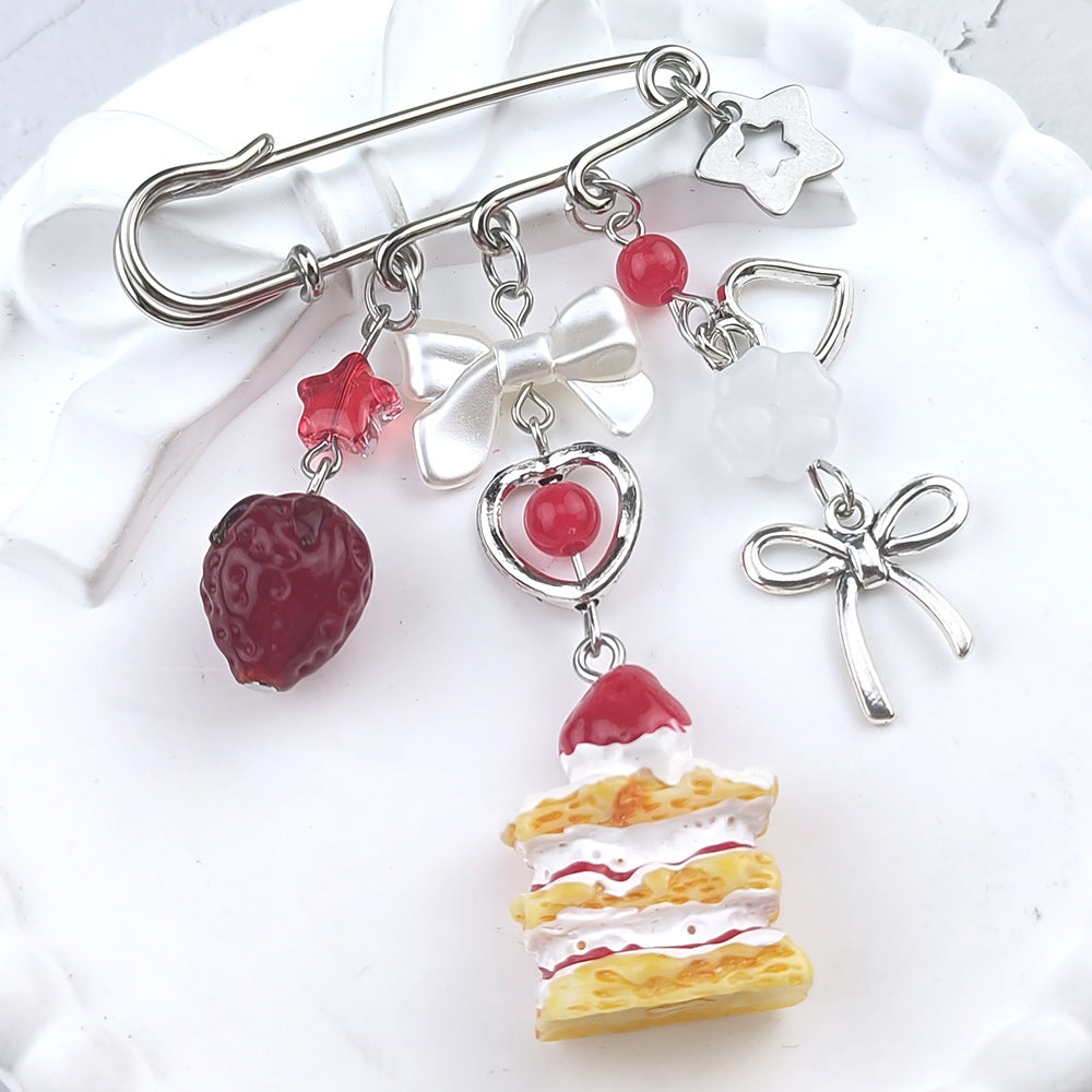 Asymmetrical Alloy Pin With Electroplated Finish