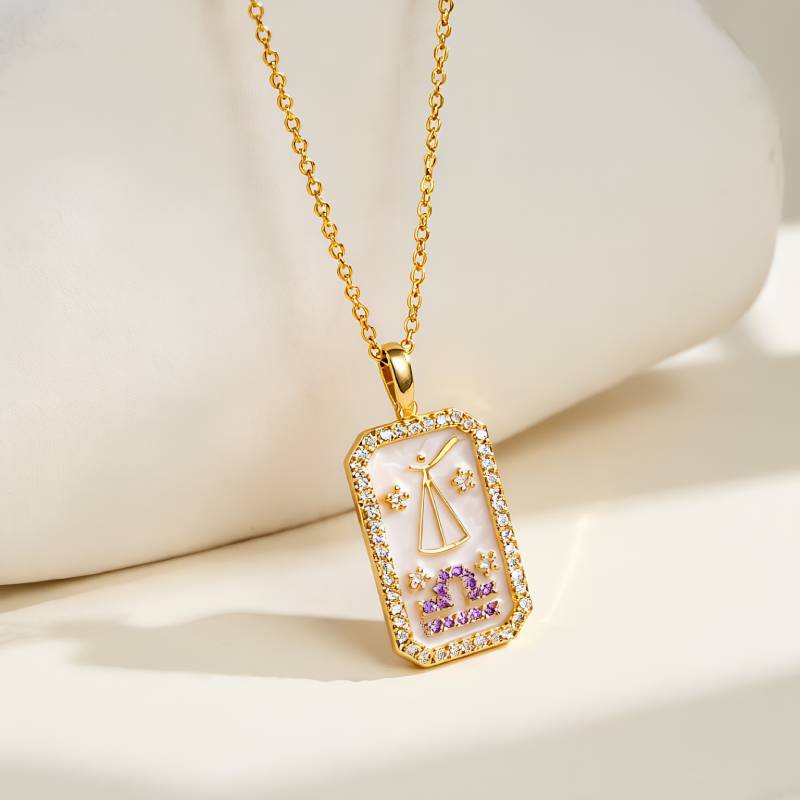 Aries Gold Necklace For Women Featuring Copper Pendant With Durable Cable Chain