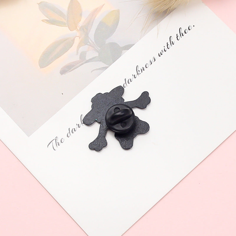 Animal Pin Made Of Alloy Featuring Stoving Varnish Craftsmanship In Multicolor