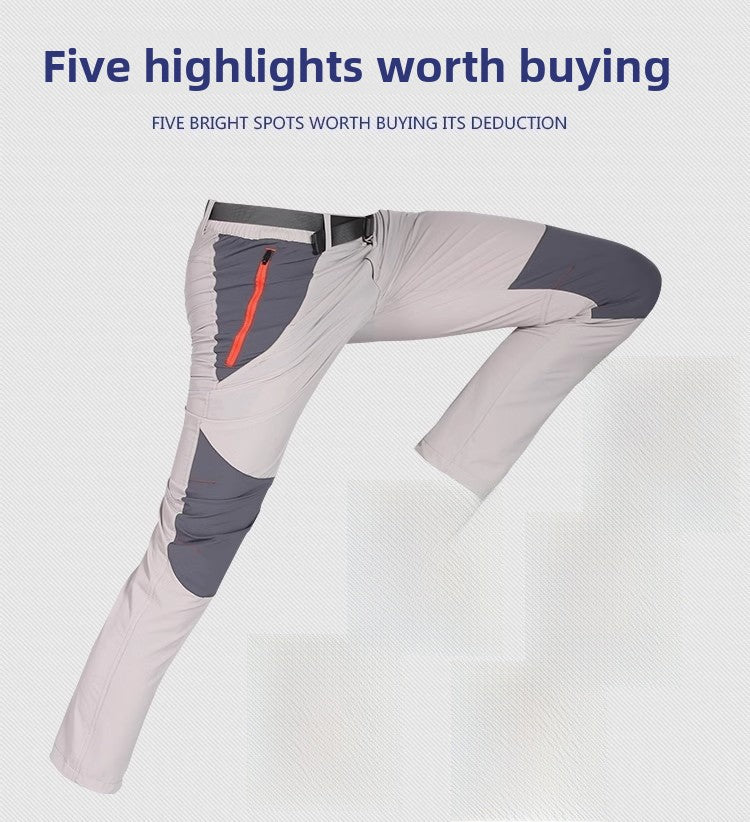 Men's Sport Mesh Casual Pants In Full Length, Made With Durable Nylon Fabric For Active Wear