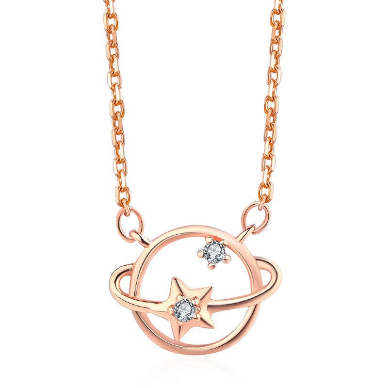 New Style Ball Pendant Necklace For Women With Alloy Chain And Alloy Pendant