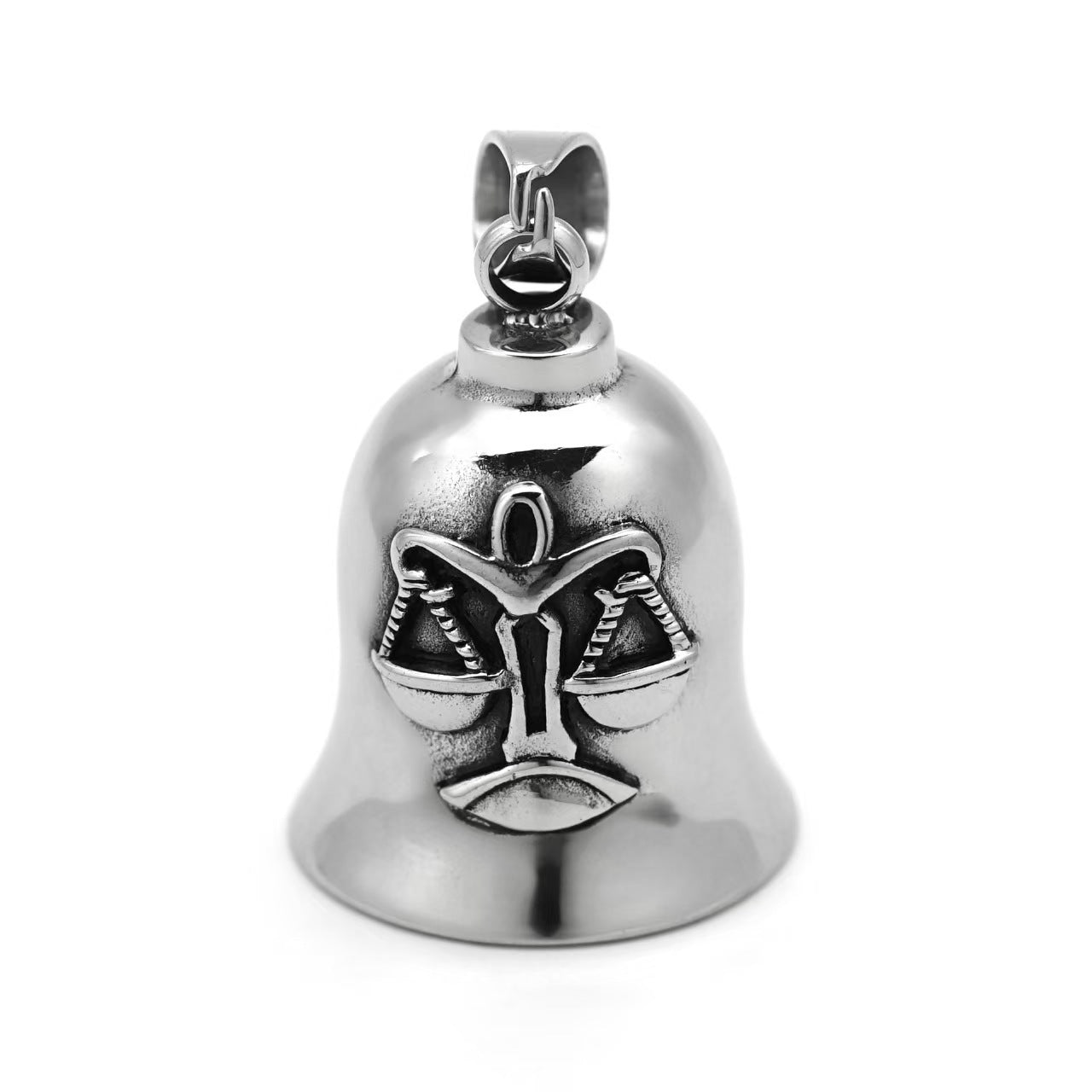 Libra Pendant For Men In Steel Color, Polished 304 Stainless Steel With Punk Style