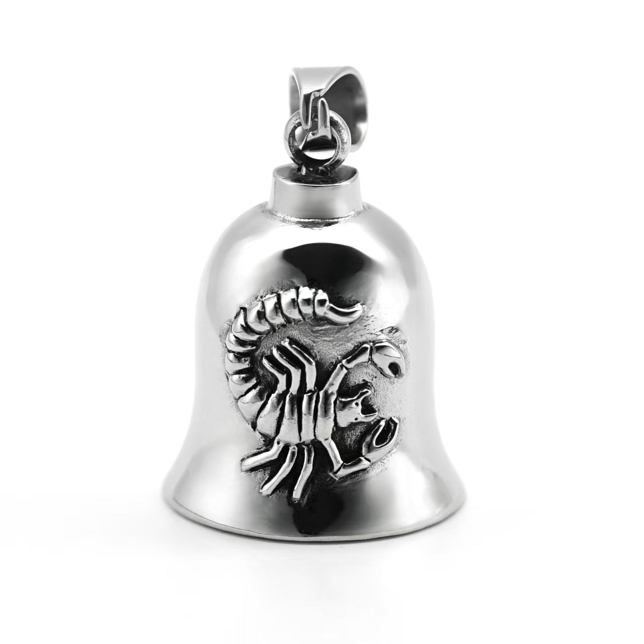 Libra Pendant For Men In Steel Color, Polished 304 Stainless Steel With Punk Style
