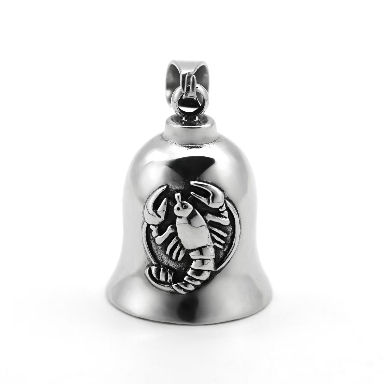 Libra Pendant For Men In Steel Color, Polished 304 Stainless Steel With Punk Style