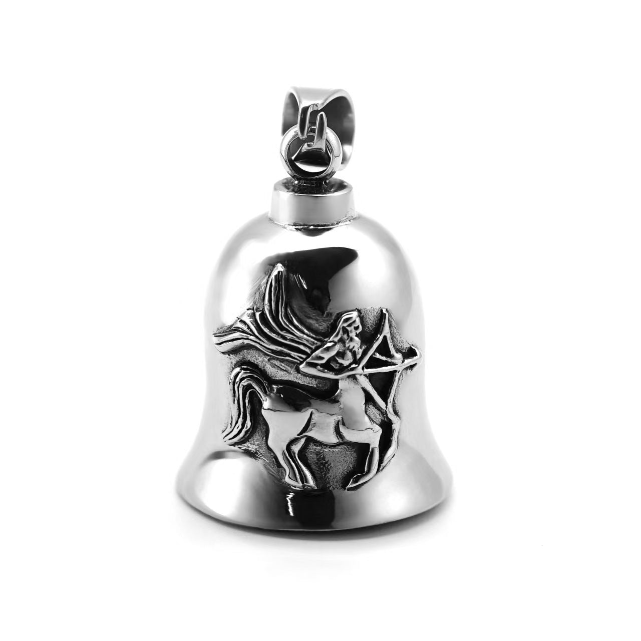 Libra Pendant For Men In Steel Color, Polished 304 Stainless Steel With Punk Style