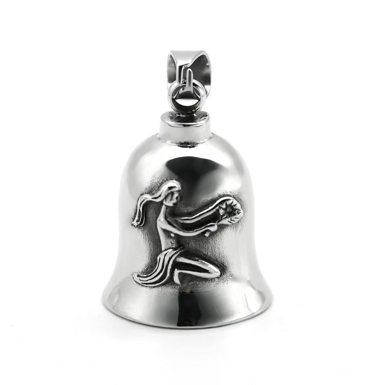 Libra Pendant For Men In Steel Color, Polished 304 Stainless Steel With Punk Style