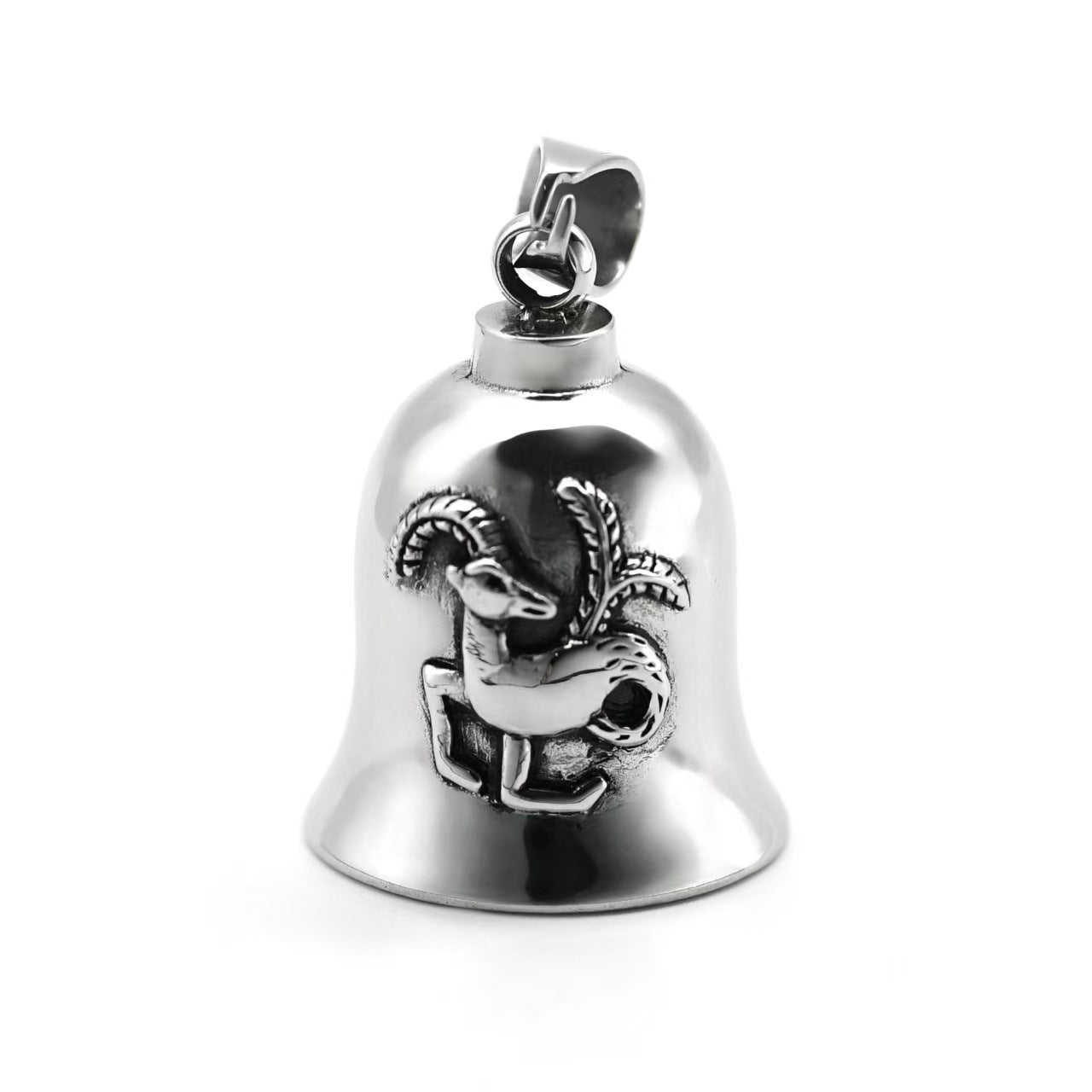 Libra Pendant For Men In Steel Color, Polished 304 Stainless Steel With Punk Style