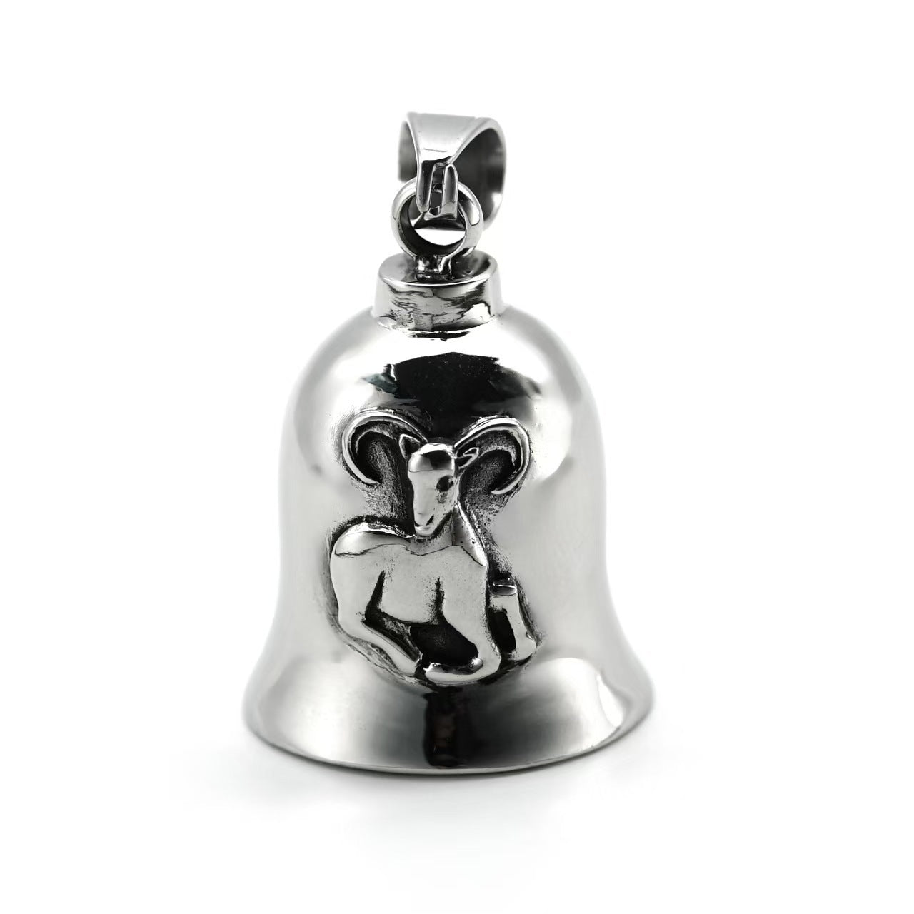 Libra Pendant For Men In Steel Color, Polished 304 Stainless Steel With Punk Style