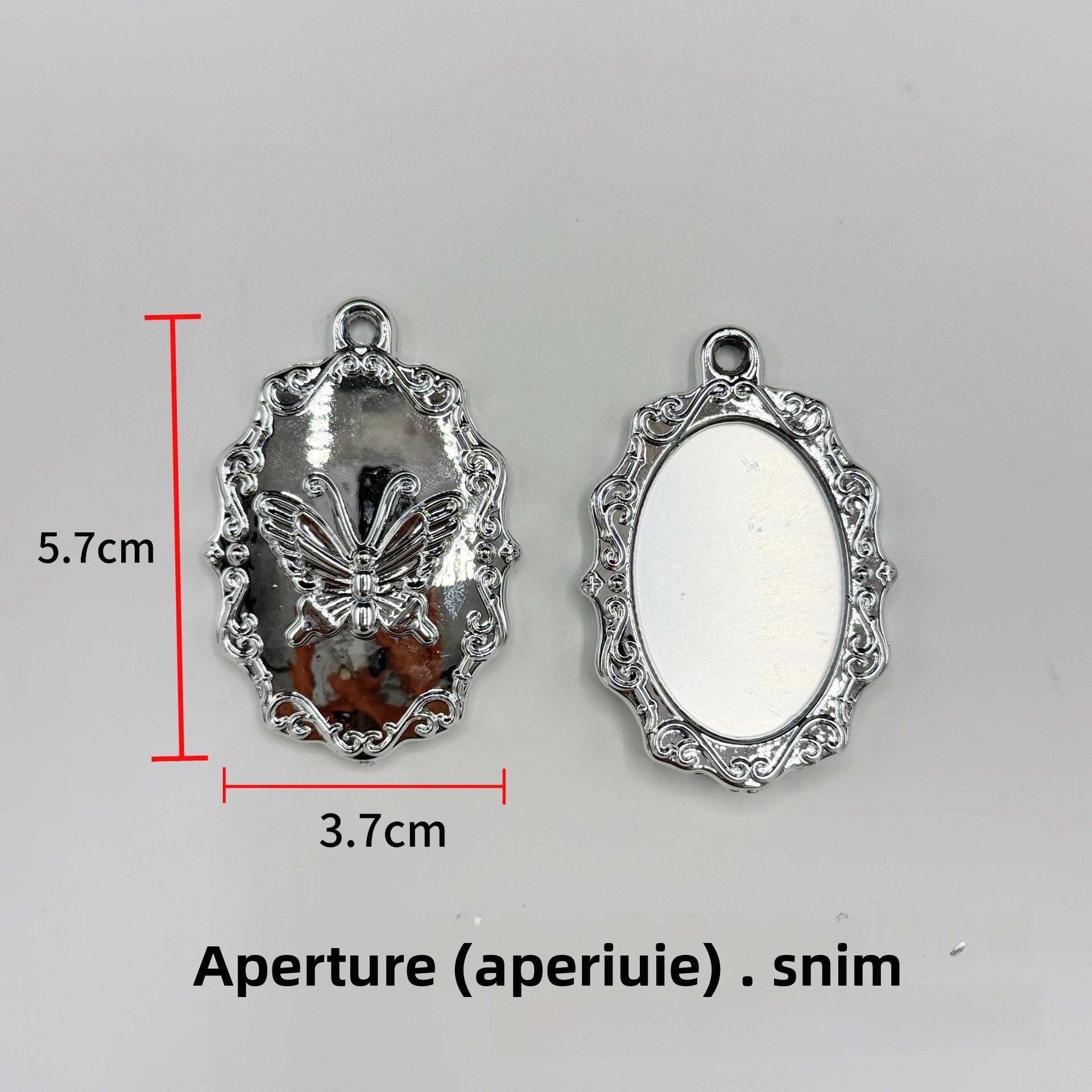 Butterfly Acrylic Pendant With Stoving Varnish In Natural Pink, Sweet Style Jewelry Accessories