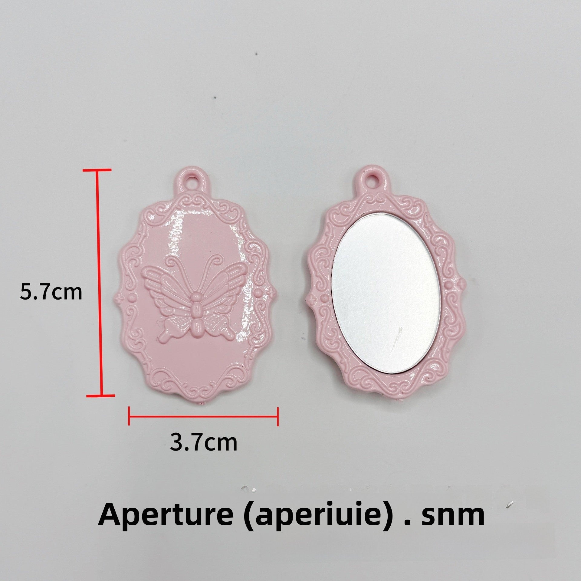 Butterfly Acrylic Pendant With Stoving Varnish In Natural Pink, Sweet Style Jewelry Accessories