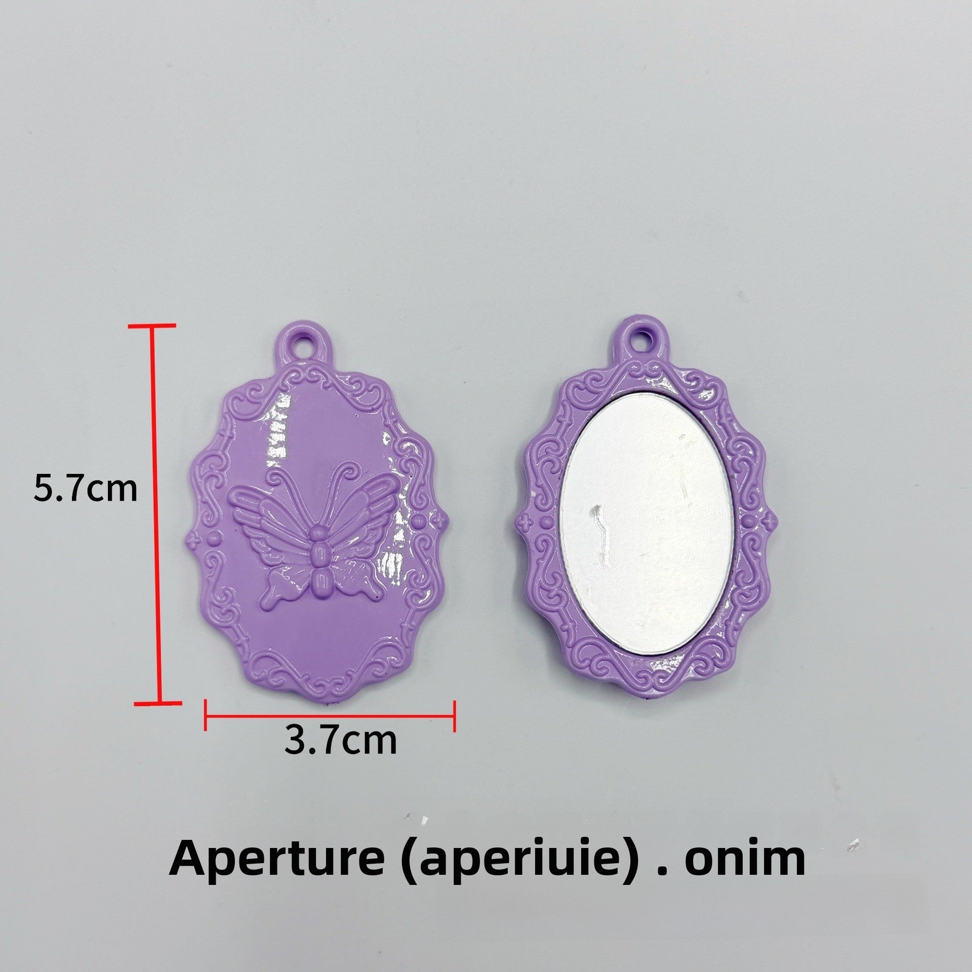 Butterfly Acrylic Pendant With Stoving Varnish In Natural Pink, Sweet Style Jewelry Accessories