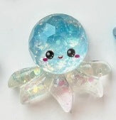 Ocean Plastic Hair Accessories Card With Enamel And Sequins Inlay, Marine Style In Purple