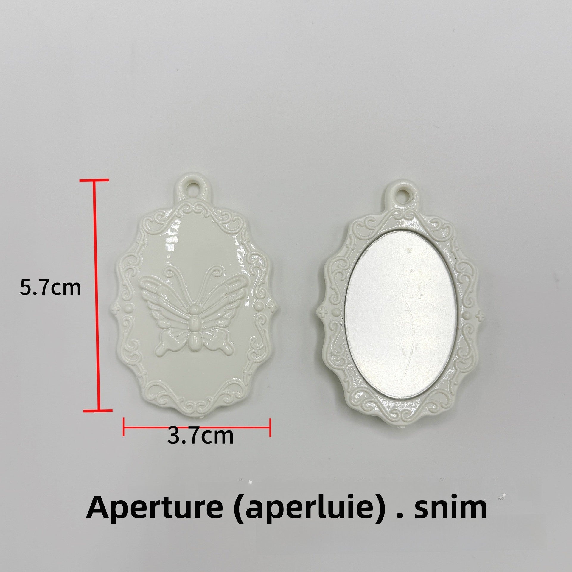 Butterfly Acrylic Pendant With Stoving Varnish In Natural Pink, Sweet Style Jewelry Accessories