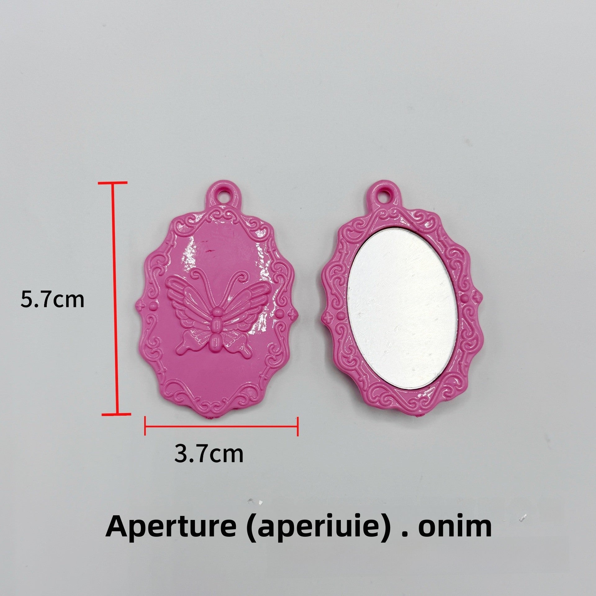 Butterfly Acrylic Pendant With Stoving Varnish In Natural Pink, Sweet Style Jewelry Accessories