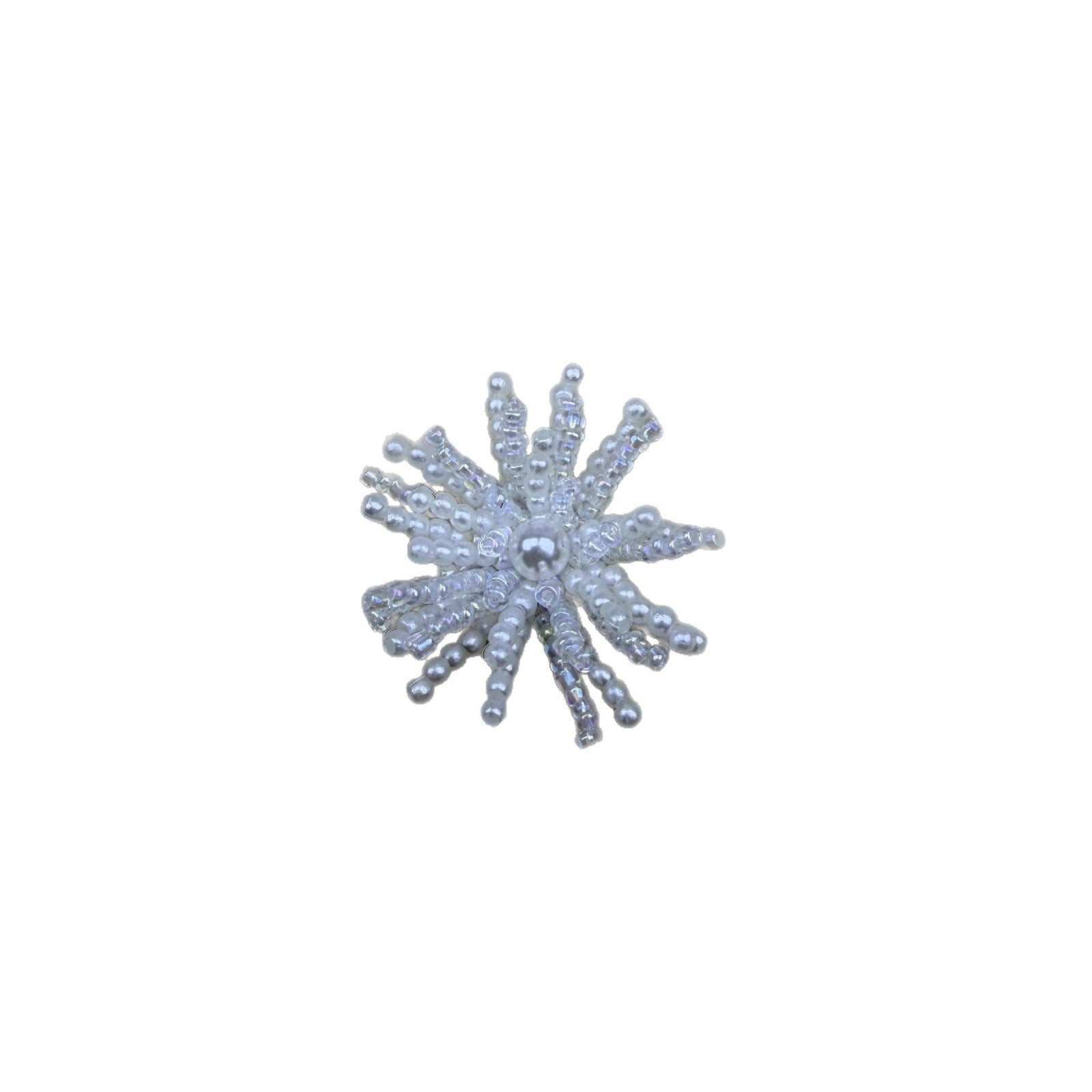 Flowers Earring Findings With Imitation Pearl Material Featuring Braid Craft For DIY Jewelry Making
