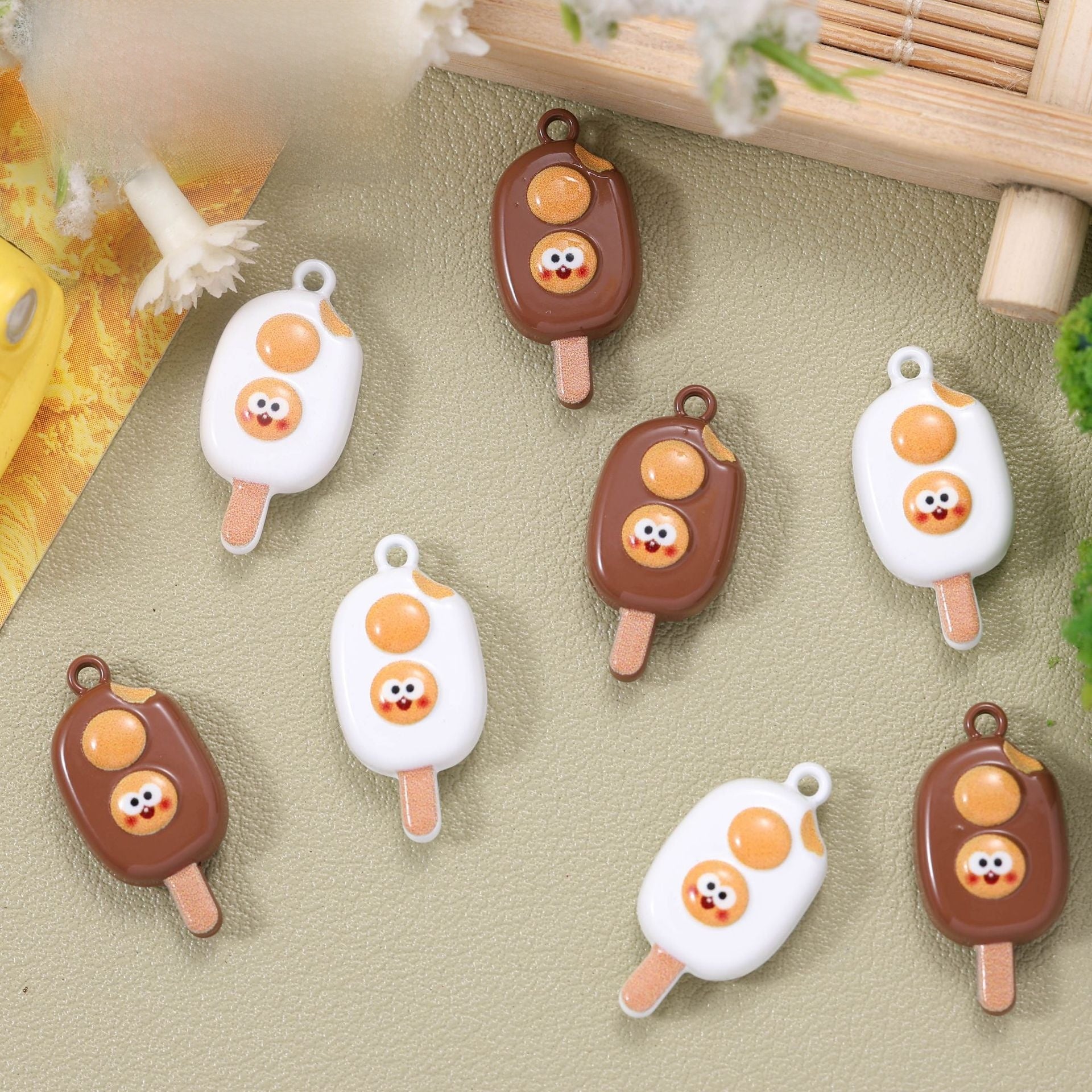Alloy Drink Pendant With Stoving Varnish Finish In Coffer Color Featuring Cartoon Style Jewelry Accessories