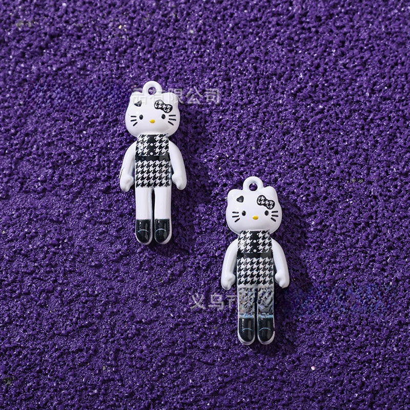 Cat Pendant Made Of Alloy Featuring Stoving Varnish In Cartoon Style Jewelry Accessories