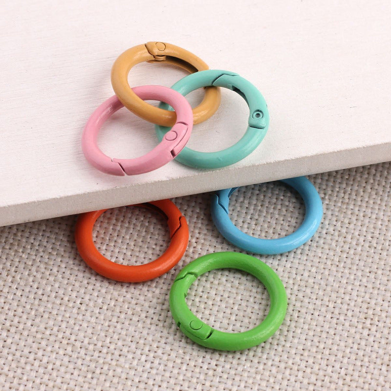 Candy Zinc Open Jump Rings With Stoving Varnish, Sweet Style Jewelry Accessories In Colour