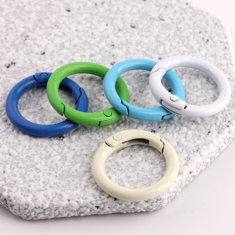 Candy Zinc Open Jump Rings With Stoving Varnish, Sweet Style Jewelry Accessories In Colour