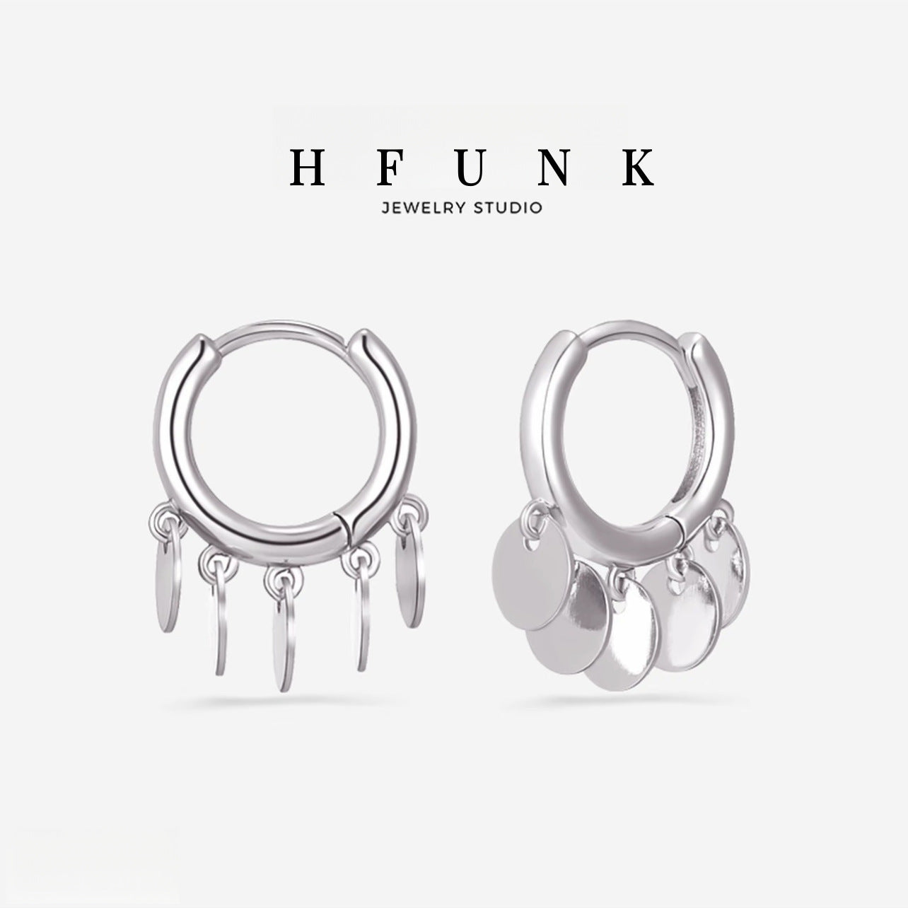 Gold Sequins Earrings For Women Featuring Electroplated Finish With Copper Alloy Copper Posts