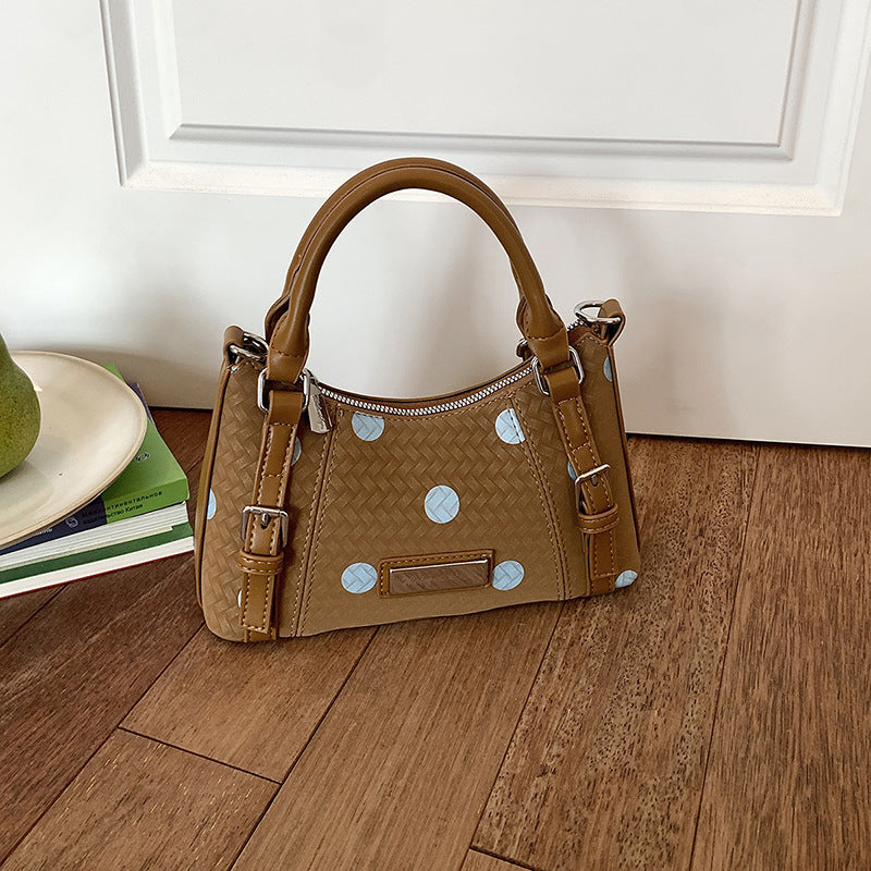 Color Block Square PU Leather Handbag For Women With Top Handle, Perfect For Summer