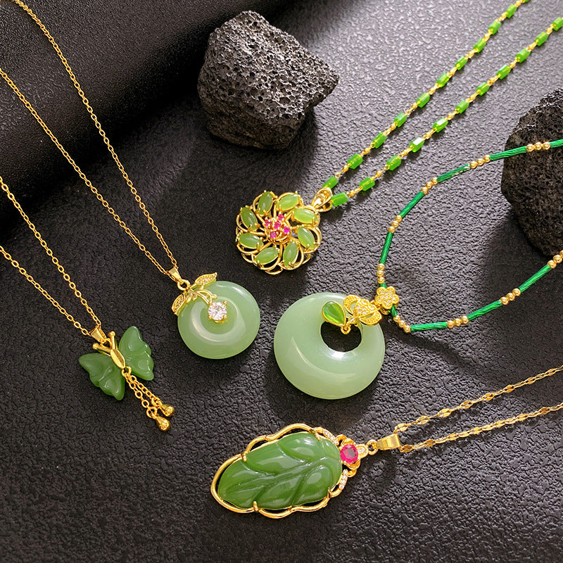 Gold Water Droplets Necklace For Women With Copper Pendant And 304 Stainless Steel Cable Chain Inlaid With Zircon