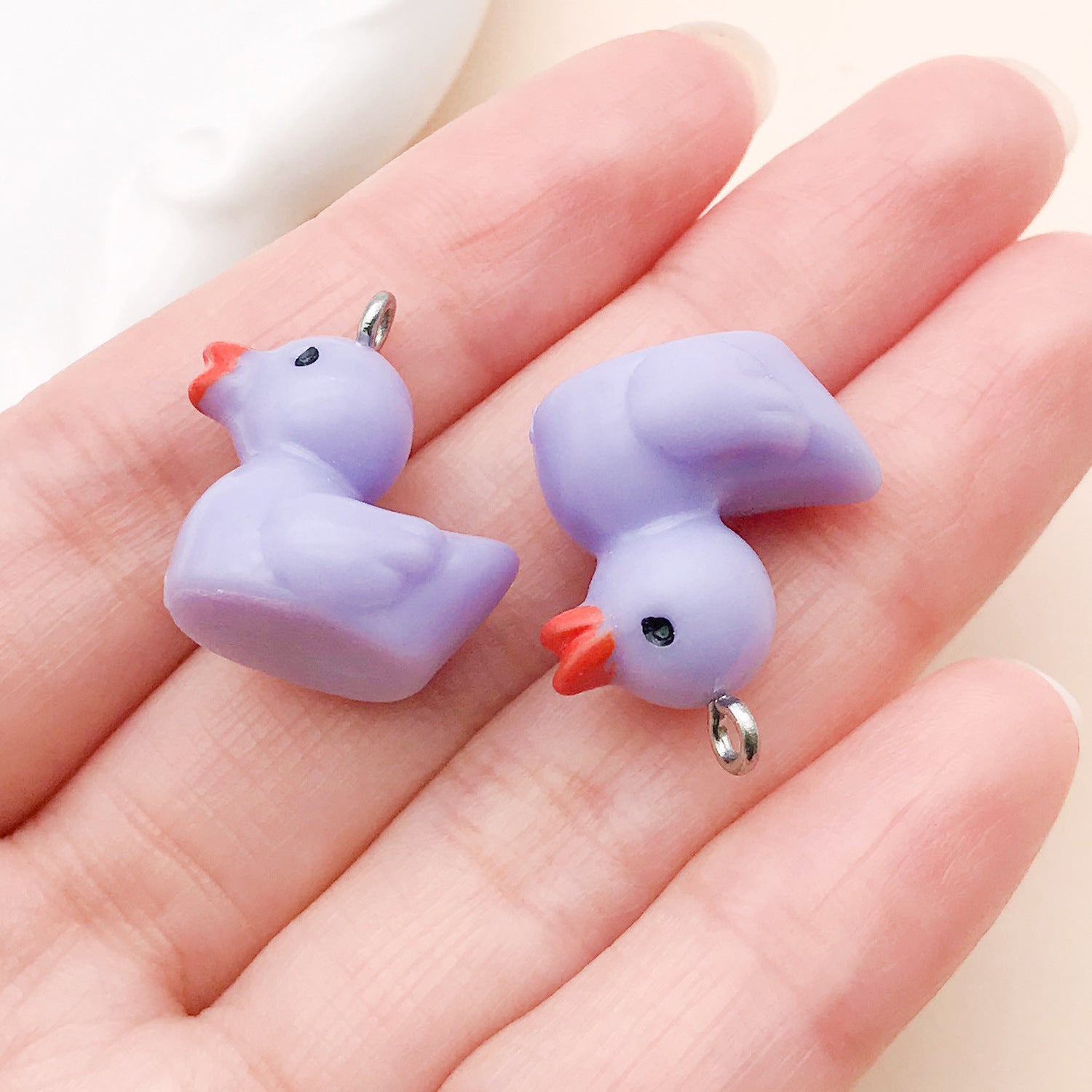 Candy Resin Pendant With Enamel Craft, 20 PCS Package In Purple, Retro Style Jewelry Accessories