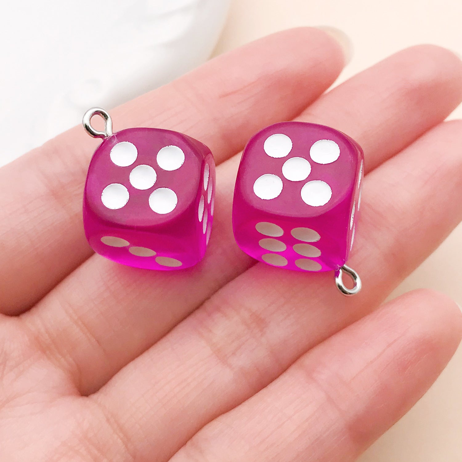 Candy Resin Pendant With Enamel Craft, 20 PCS Package In Purple, Retro Style Jewelry Accessories
