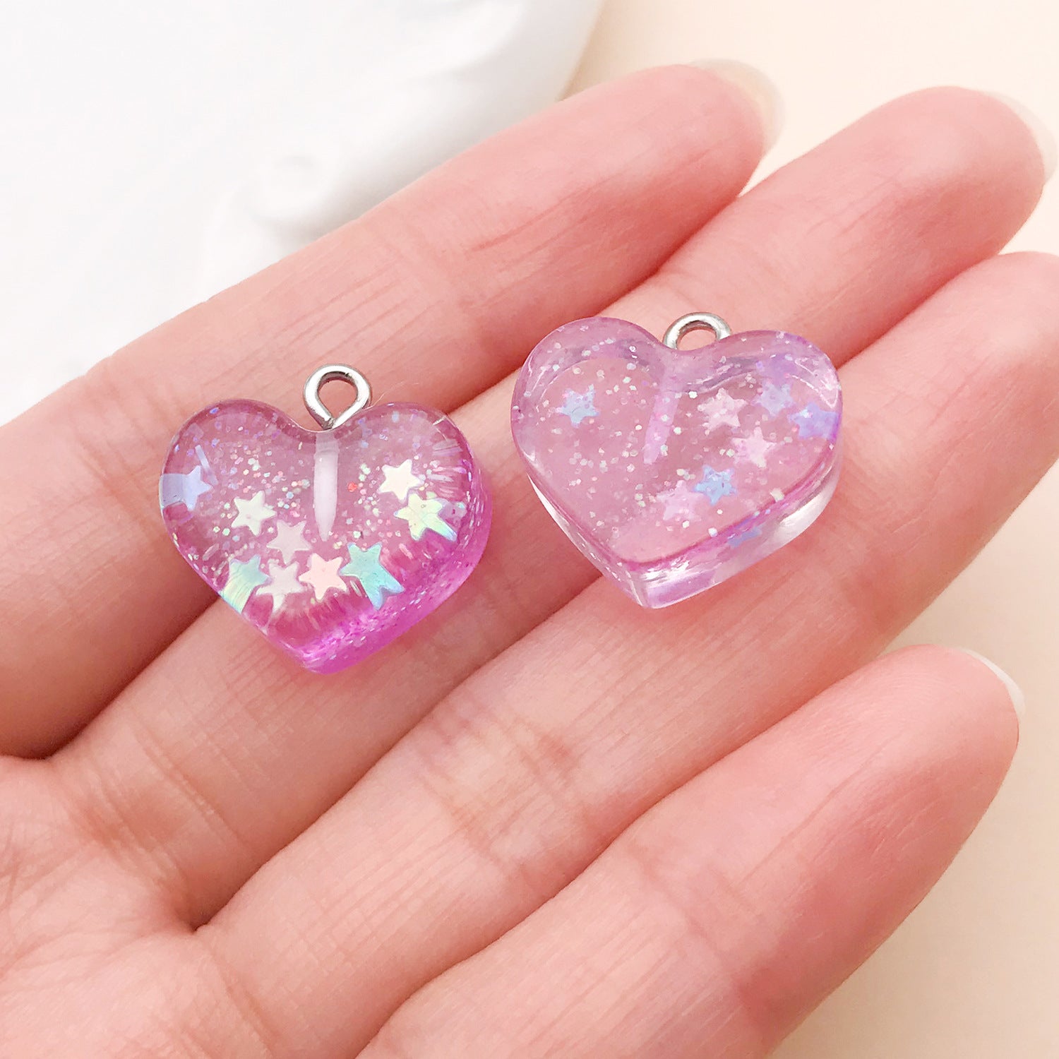 Candy Resin Pendant With Enamel Craft, 20 PCS Package In Purple, Retro Style Jewelry Accessories
