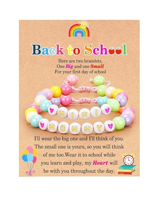 Sweet Acrylic Letter Braid Bracelet For Women With Rope Chain Material In Colour