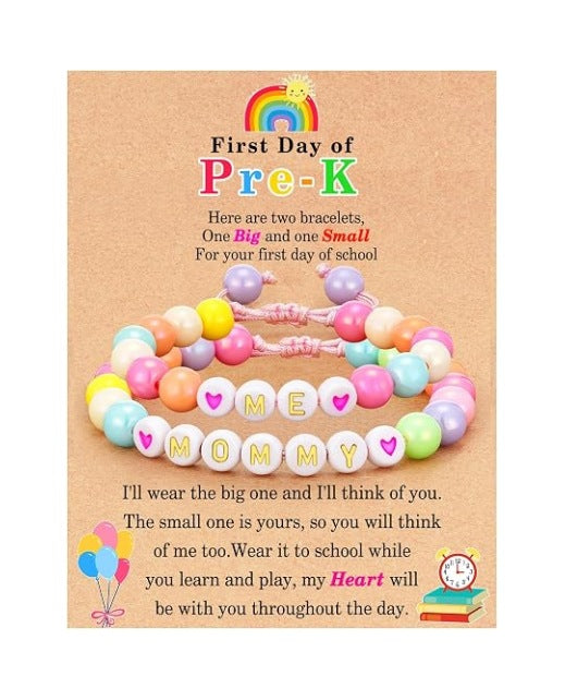 Sweet Acrylic Letter Braid Bracelet For Women With Rope Chain Material In Colour