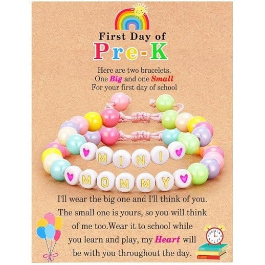 Sweet Acrylic Letter Braid Bracelet For Women With Rope Chain Material In Colour