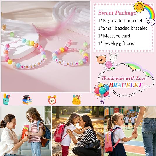 Sweet Acrylic Letter Braid Bracelet For Women With Rope Chain Material In Colour