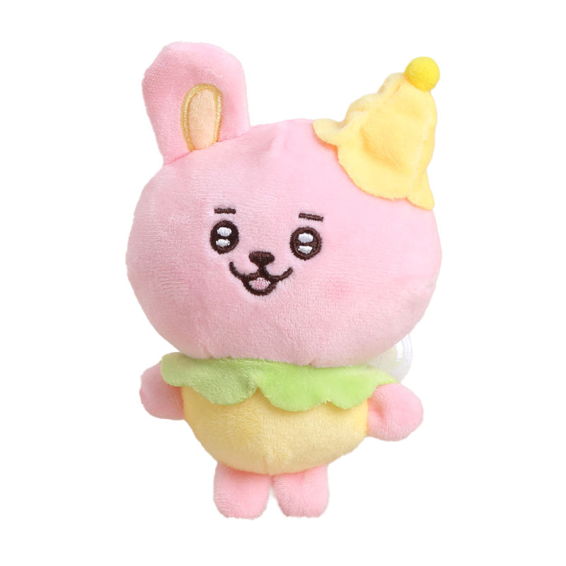 Cute White Cartoon Plush Stuffed Animal Toy Keychain, Soft And Adorable Plush Doll For Kids