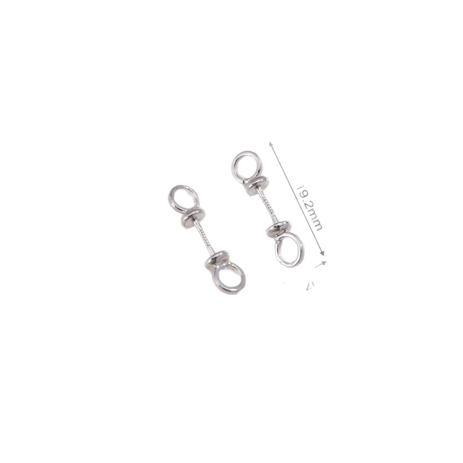 Geometric Copper Connectors With 10mm+ Hole Size, Electroplated And 18K Real Gold Plated, Featuring Zircon Inlay For Jewelry Making