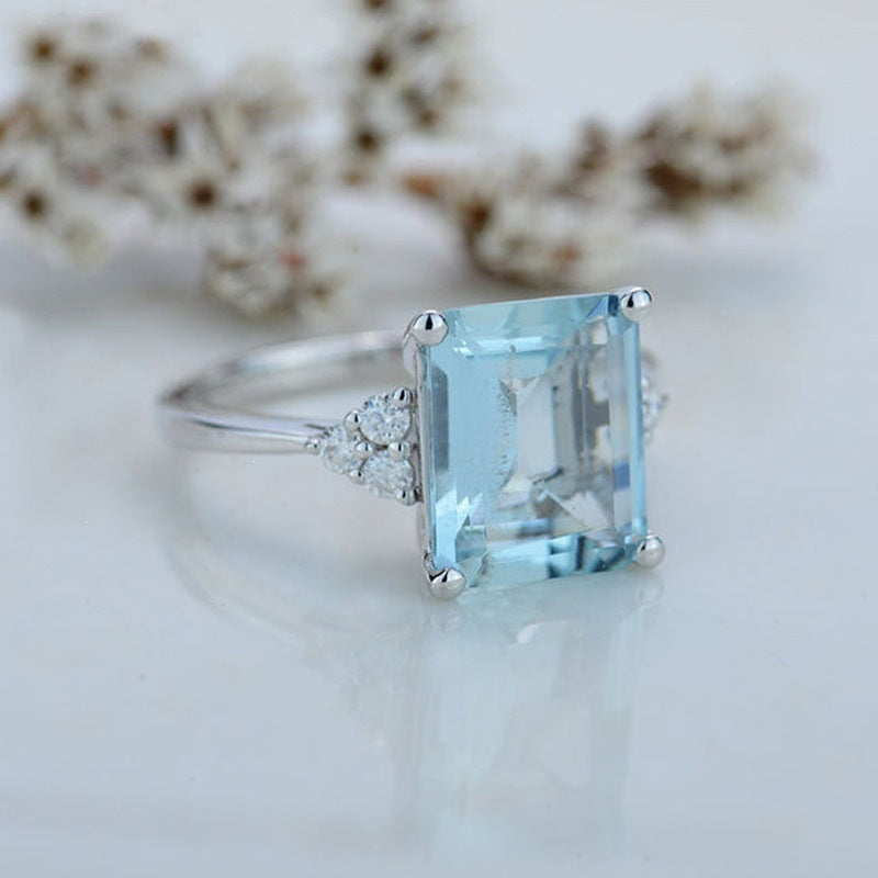 Ocean For Vintage Style Unisex Rings In Silver Zinc Alloy