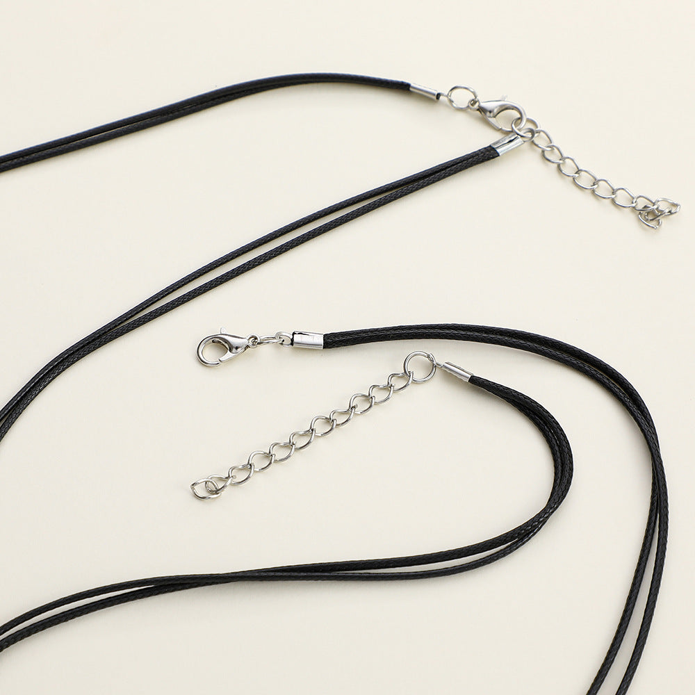 Elegant Heart Shape Necklace For Couples In Alloy With Rhinestones, Featuring Braid Craft, Perfect For Valentine's Day
