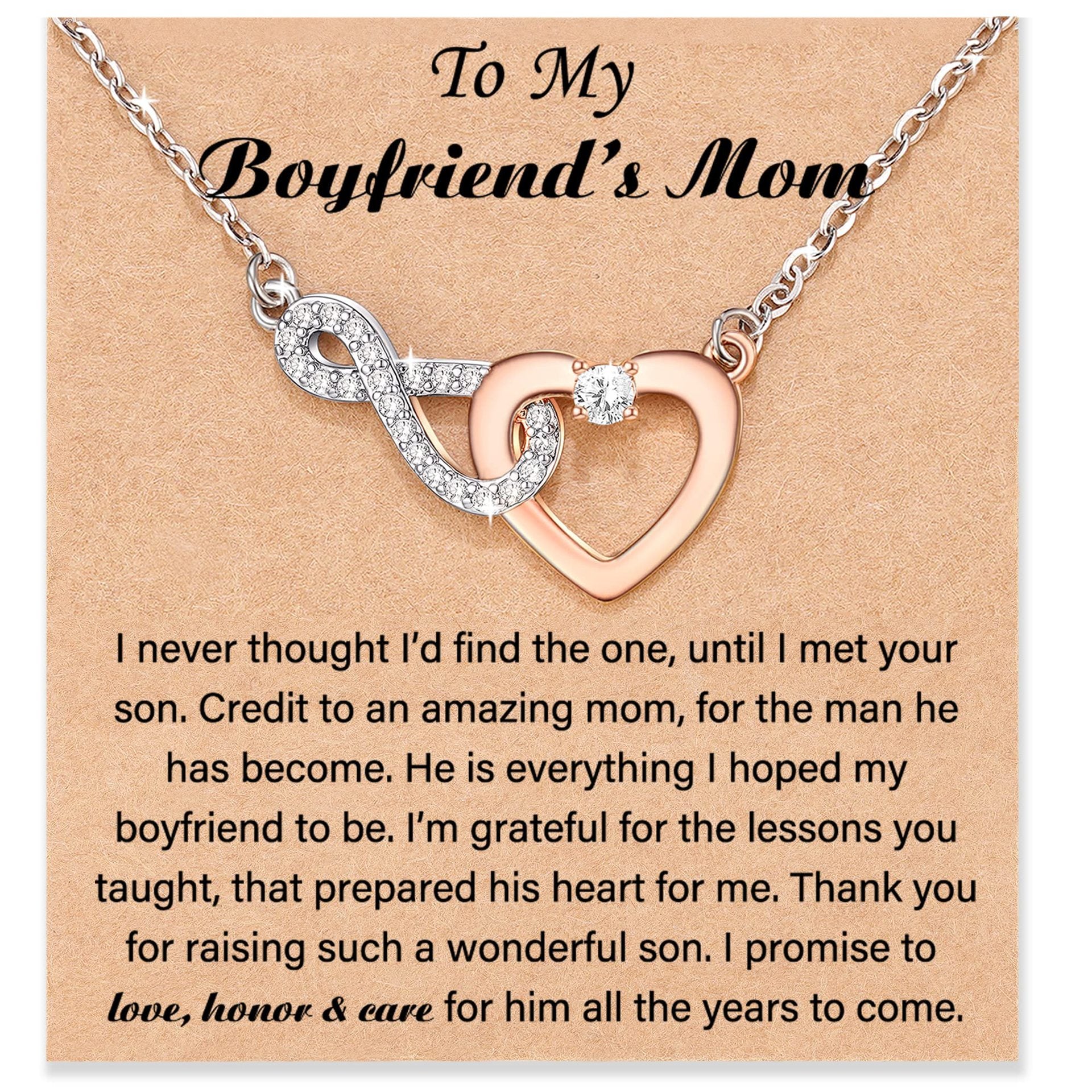 Heart Shape Rose Gold Necklace For Women Featuring Zinc Alloy Pendant With Rhinestones On A Slider Chain