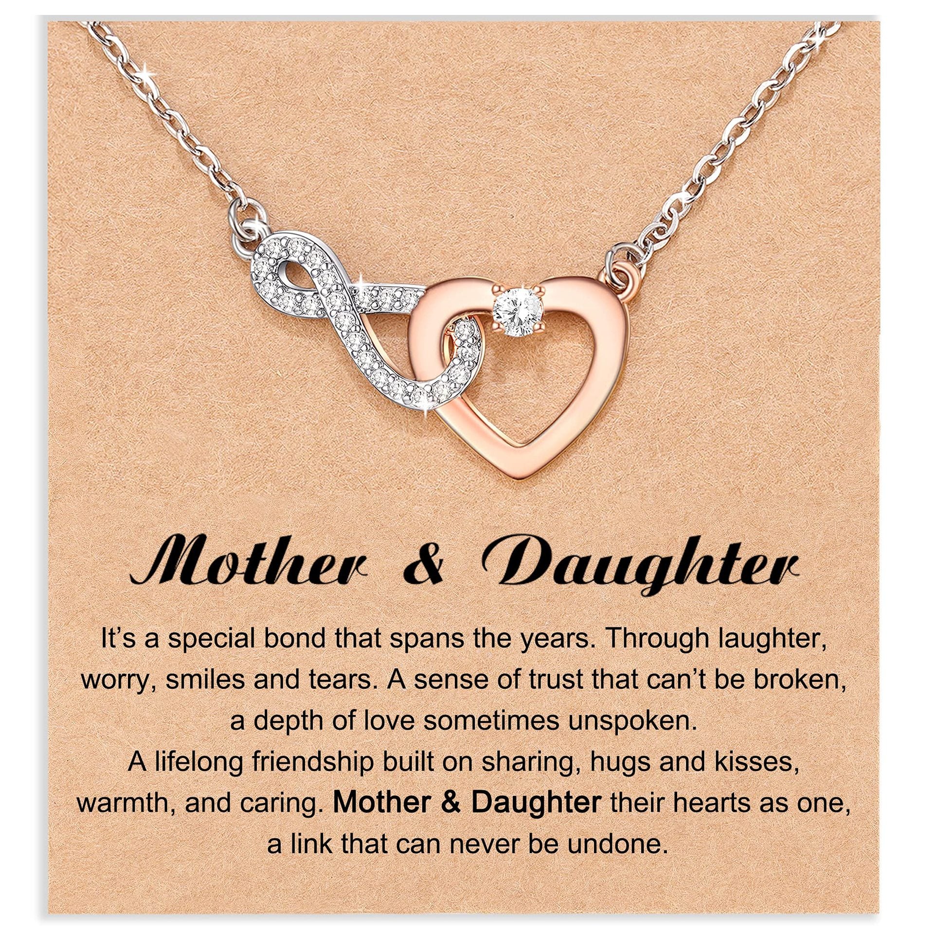 Heart Shape Rose Gold Necklace For Women Featuring Zinc Alloy Pendant With Rhinestones On A Slider Chain