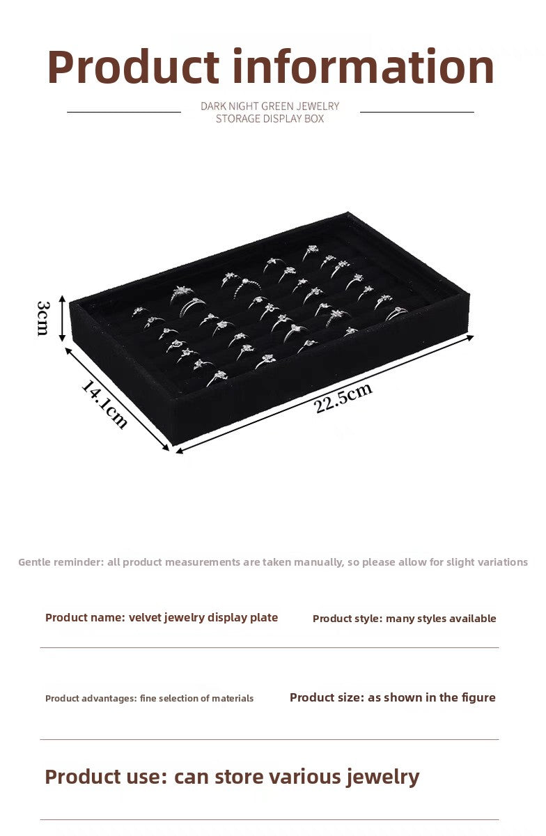 Modern Style Wood Jewelry Stand In Dyed Black For Elegant Display And Storage